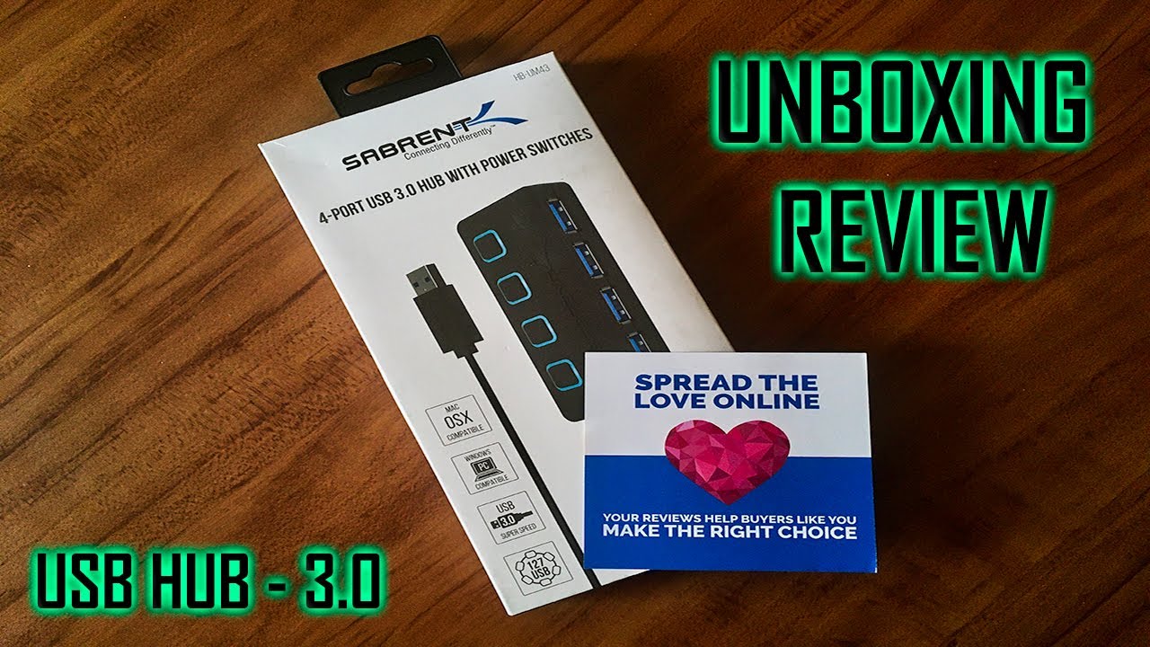 SABRENT USB HUB 3.0 | Unboxing & Review