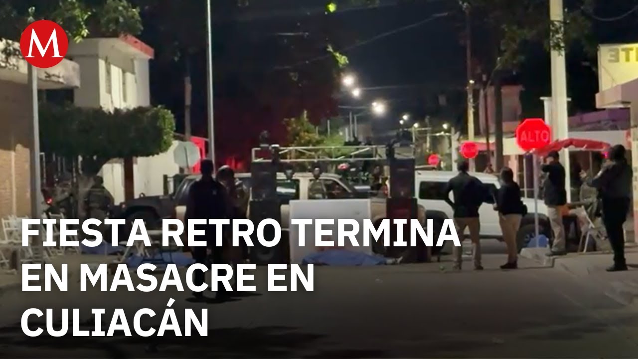 En Culiac&aacute;n, un grupo armado irrumpe en una fiesta y mata a tres personas