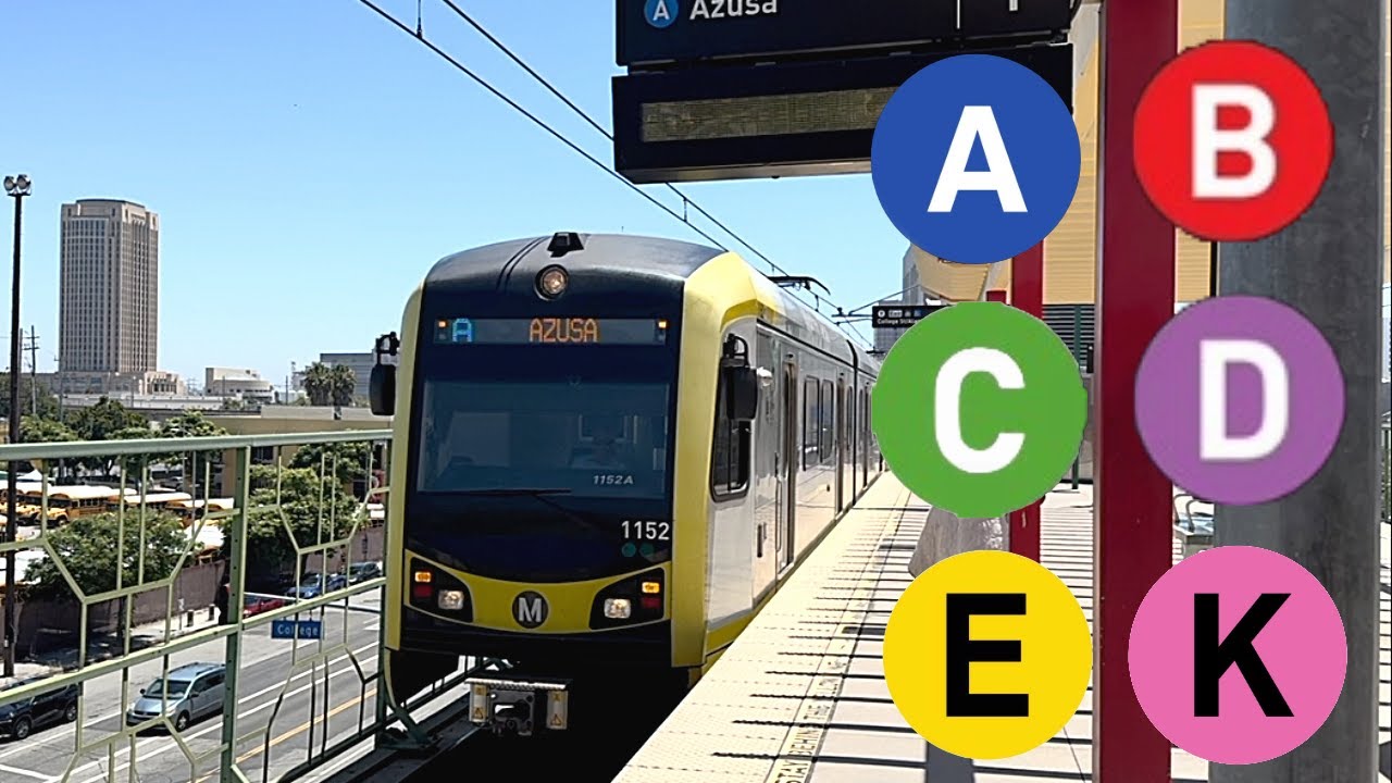 Los Angeles Metro Summer Train Compilation | All Lines | 2024