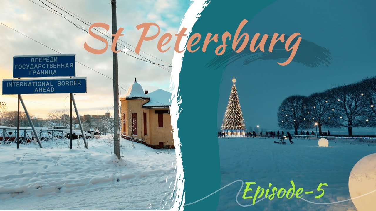 Crossing the Russia Border by Foot 🇷🇺❄️ | Final Days in St. Petersburg | Russia Travel Vlog