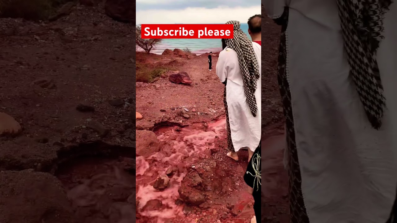🌊✨ Red Beach of Hormuz &ndash; A Natural Wonder in Iran! ✨🌊