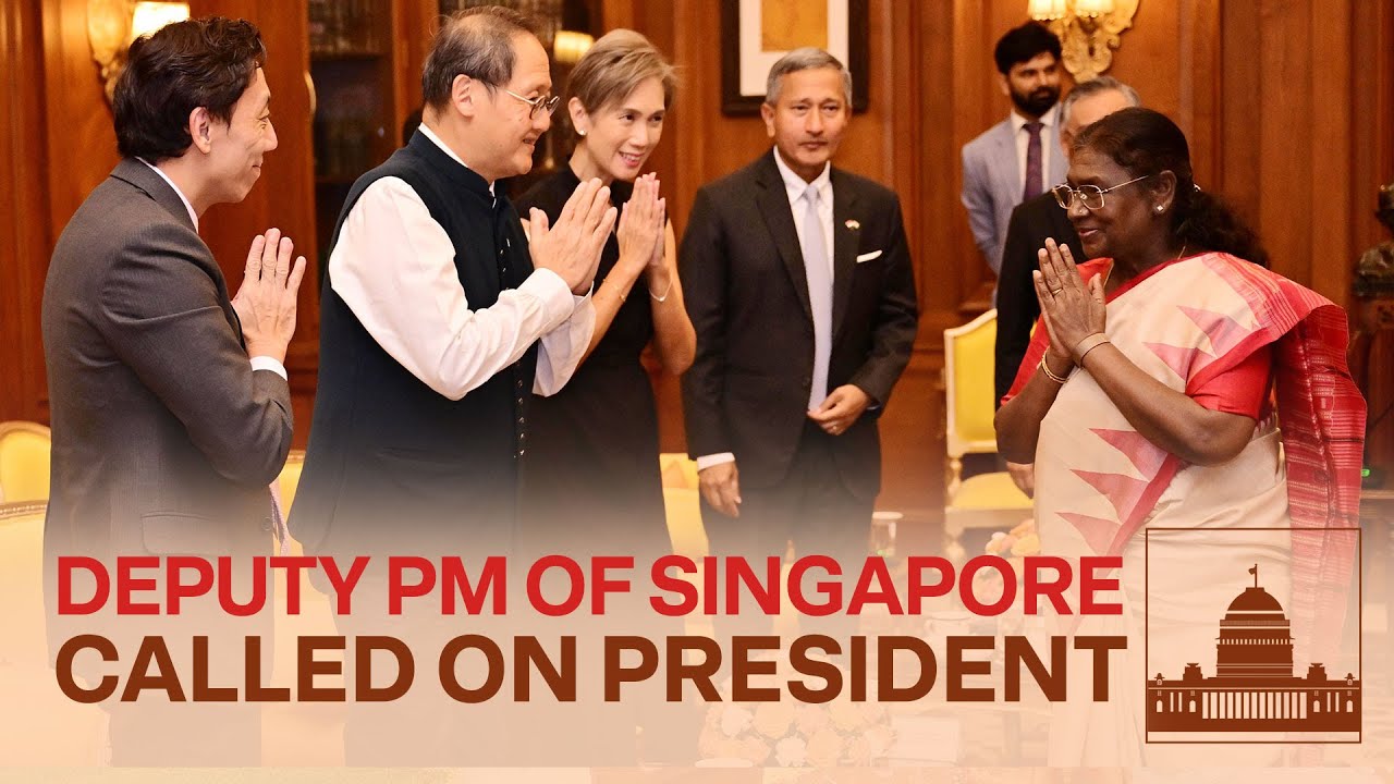 Deputy PM and Minister for Trade and Industry Gan Kim Yong of Singapore called on President Murmu