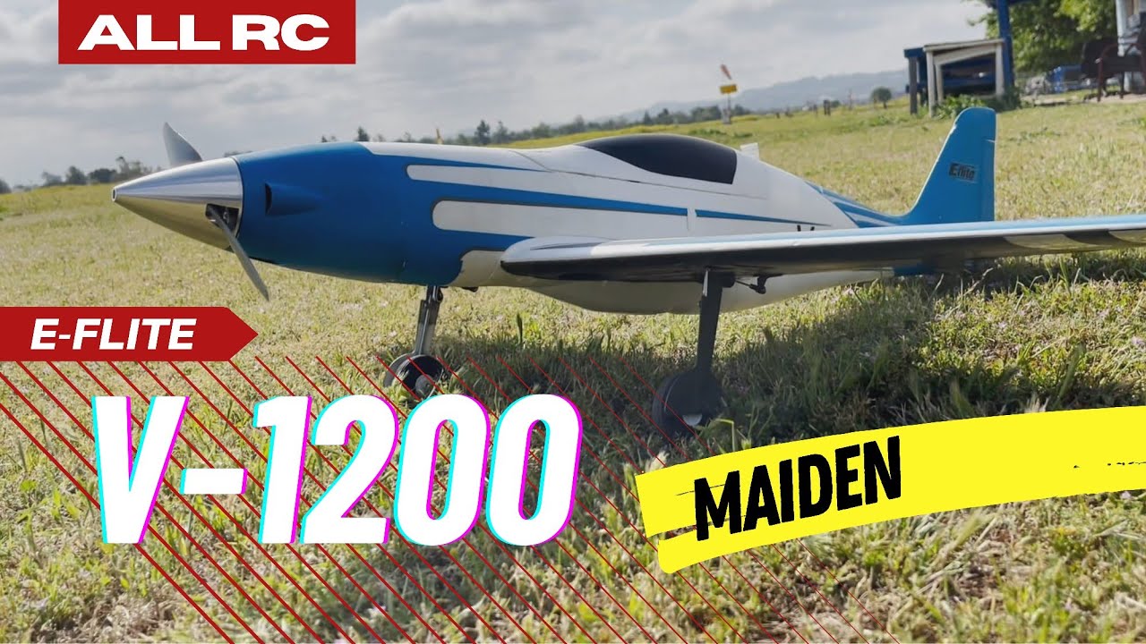E-Flite V1200 1.2M Maiden Flight