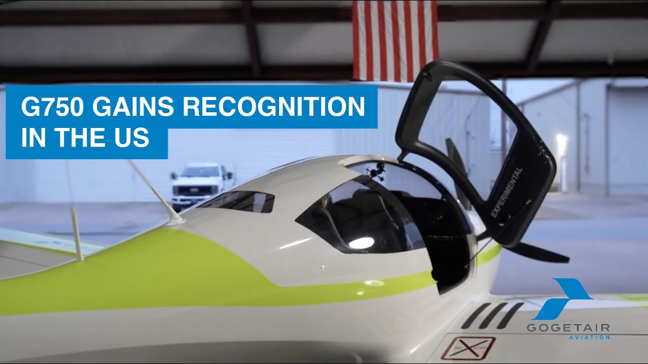 GOGETAIR distributor in the US, Scissortail Aerosport, has a customer proudly presenting the G750