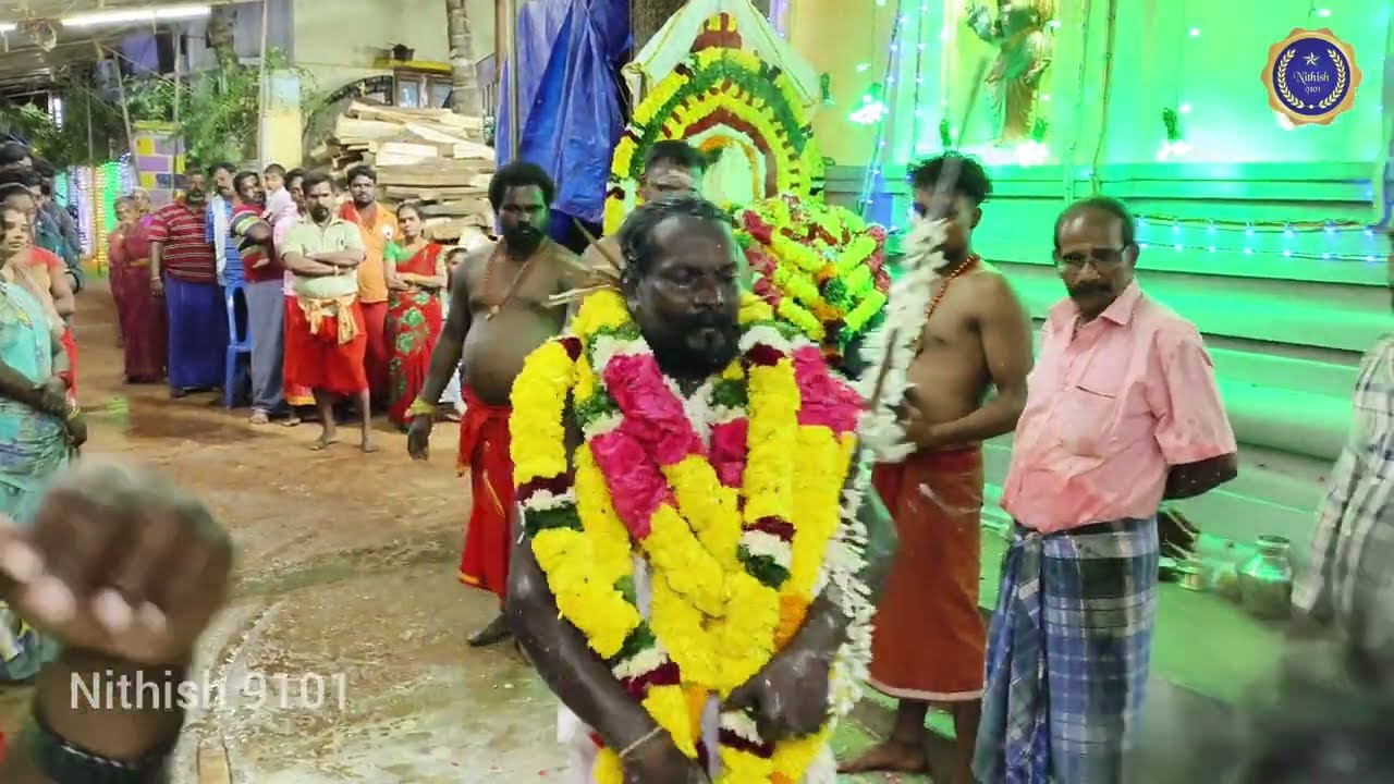 நடுசாம பூஜையில் சாஸ்தா அழைக்க சுடலை வருகை|காற்றாடிதட்டு குலசை முத்தாரம்மன் திருக்கோயில்#god #sastha