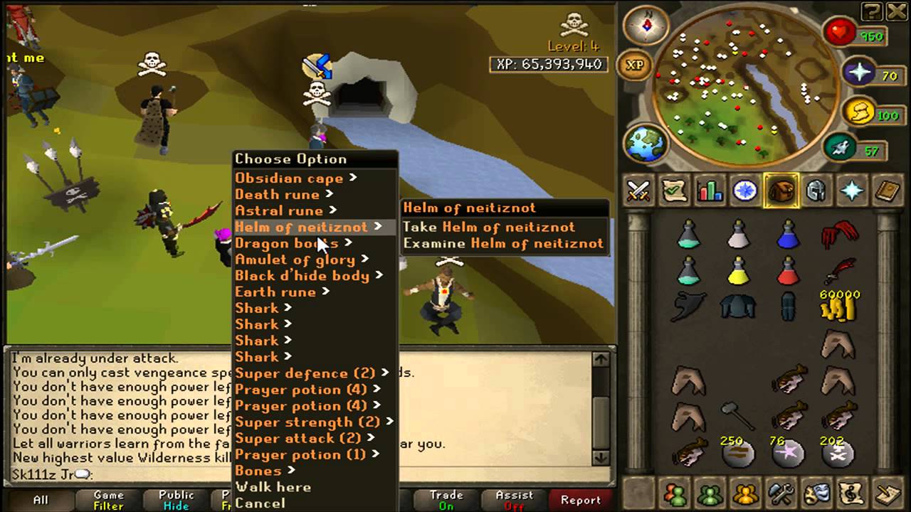 Runescape | Sk111z Jr - Pk Commentary #5 Turmoil Zerker Pking With Chaotic Maul, D Claws Pk