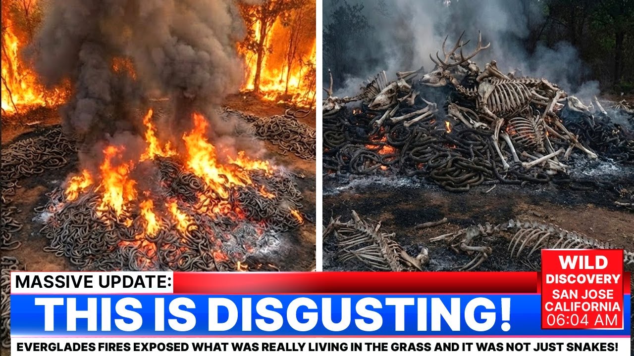 Everglades Fires Exposed What Was Really Living in the Grass and It Was Not Just Snakes!