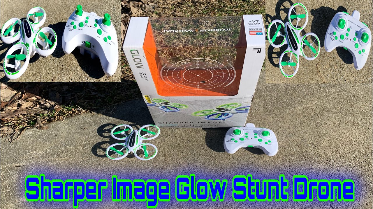 Обзор трюкового дрона Sharper Image Glow