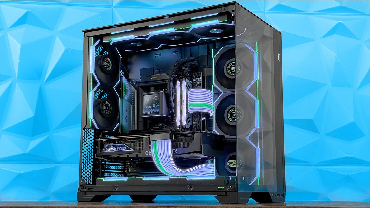 LIAN LI O11 VISION COMPACT w/ SL WIRELESS LCD | ULTRA 9 285K | RTX 4080 Super