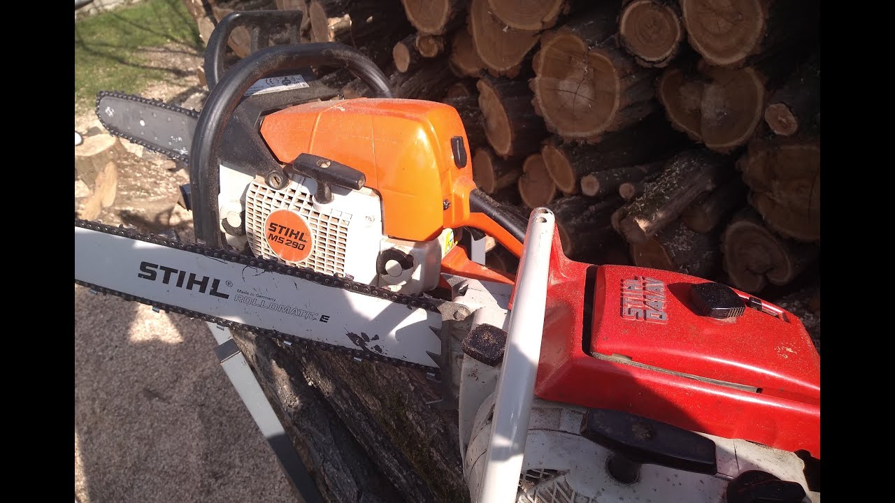 STIHL 041AV vs STIHL MS 290 test comparison