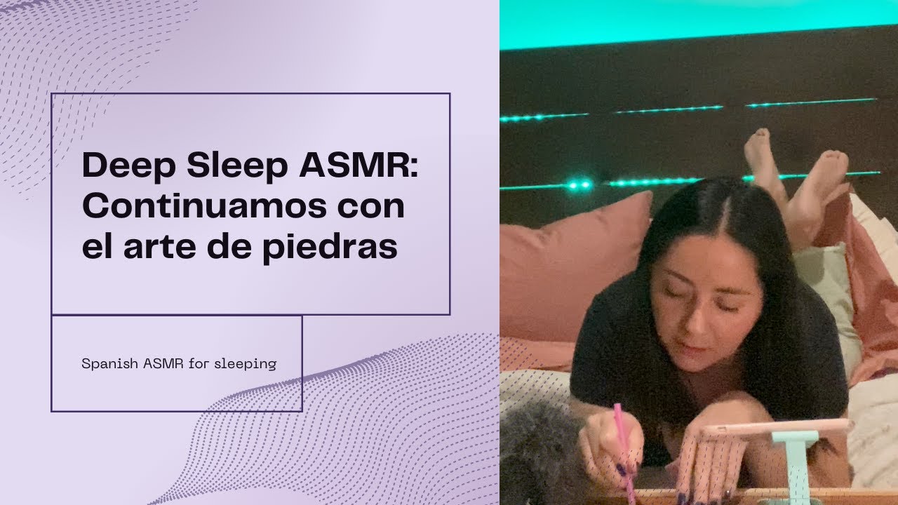 ASMR PARA DORMIR PROFUNDO (2) / Duerme rápido / descansa / ASMR español México / Pintura