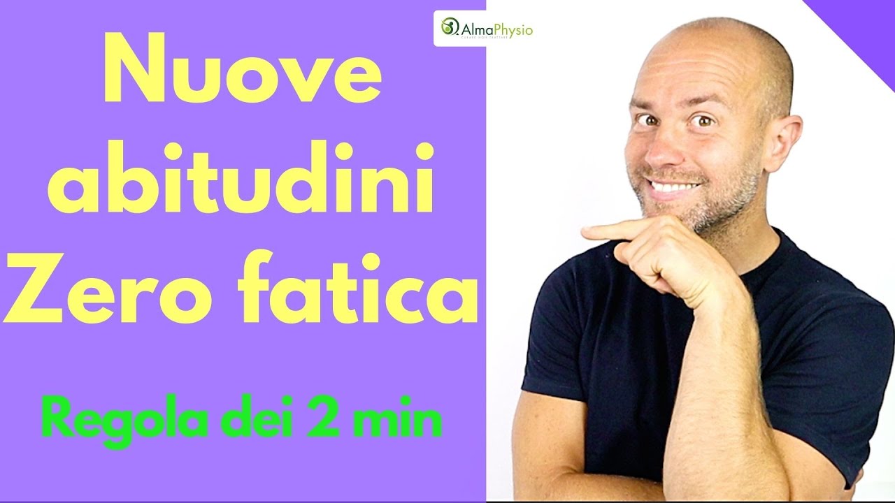 Vuoi iniziare una buona abitudine? questa è una regola essenziale