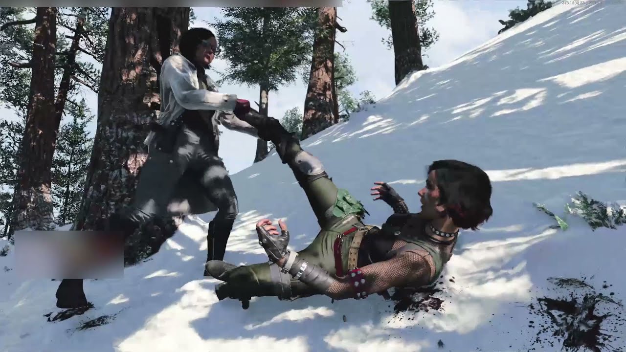 [RYONA] Park vs Portnova (Tactical Goth) BALLBUSTING Swift Kick Execution CoD Black Ops Cold War