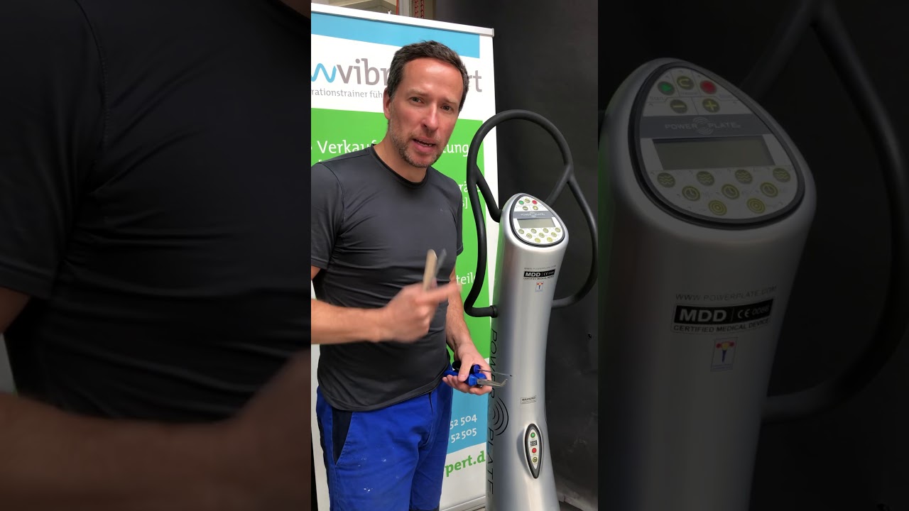 How to: Austausch obere Display Powerplate