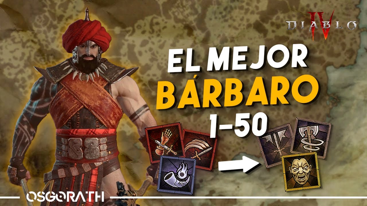 DIABLO 4 - LA MANERA MÁS EFICIENTE DE SUBIR TU BÁRBARO