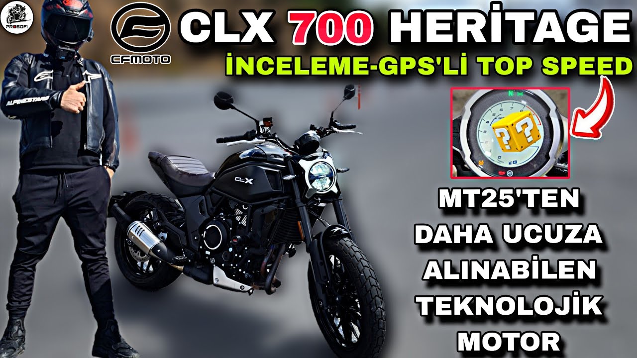 MODA GÖRE SESİ DEĞİŞEN CFMOTO CLX700 HERİTAGE İNCELEME VE TOP SPEED & GÖSTERGESİ ÜZDÜ !.. DOPDOLU..