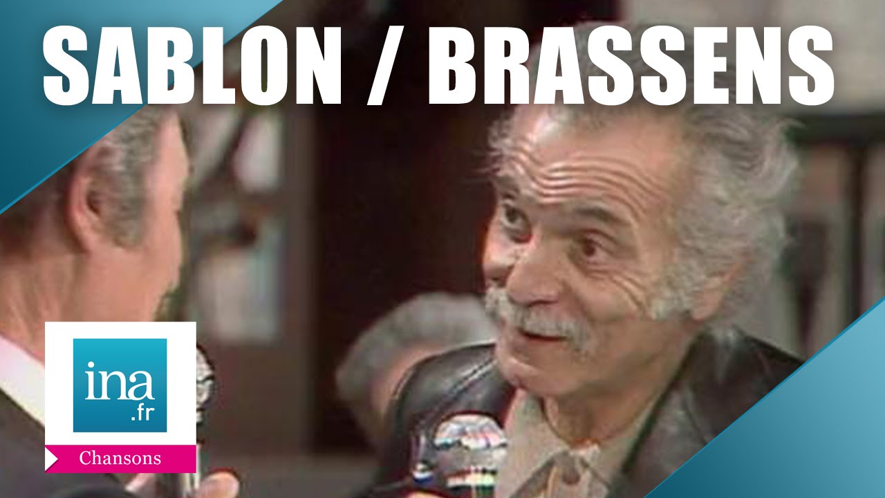 Jean Sablon et Georges Brassens 