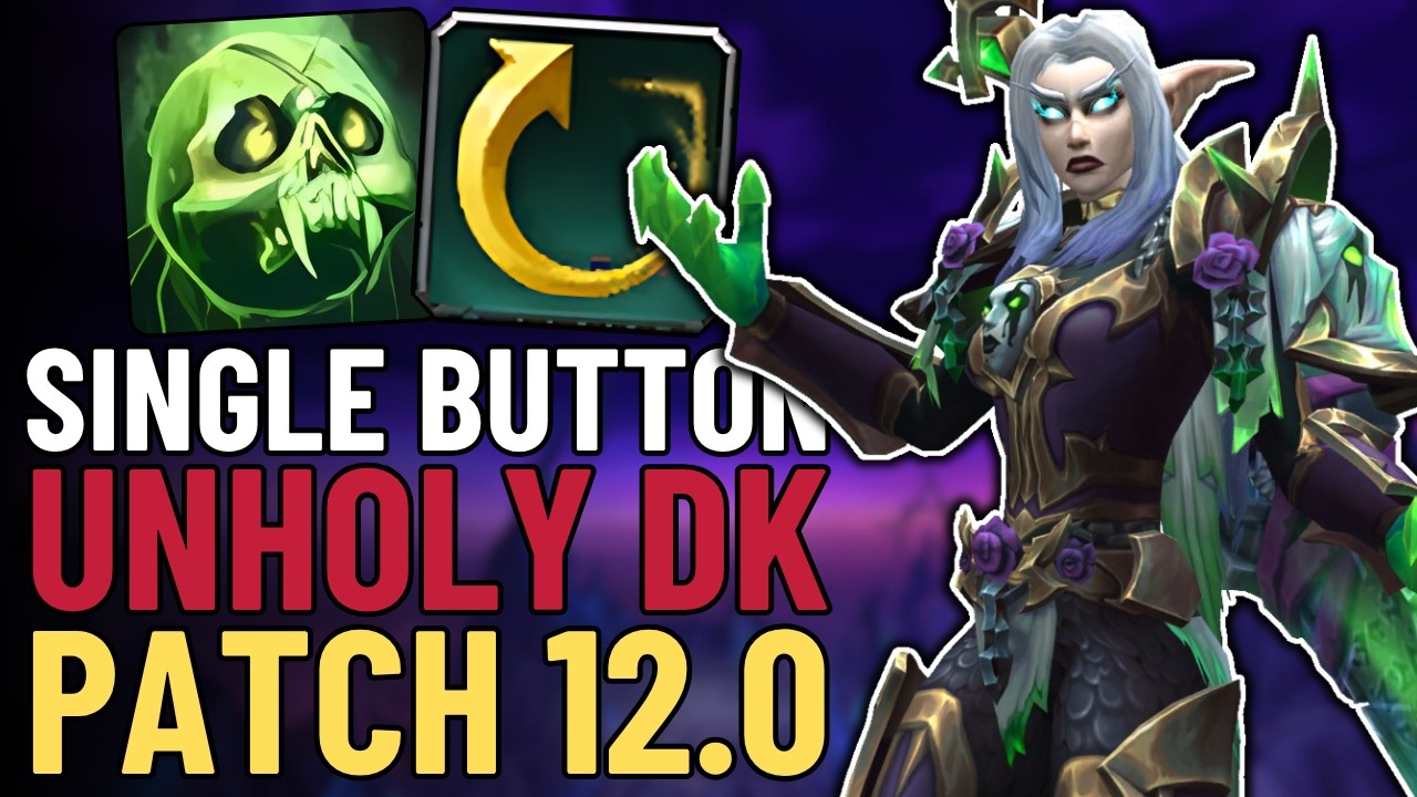 One Button Unholy Death Knight Guide | SBA DPS Build for WoW Midnight