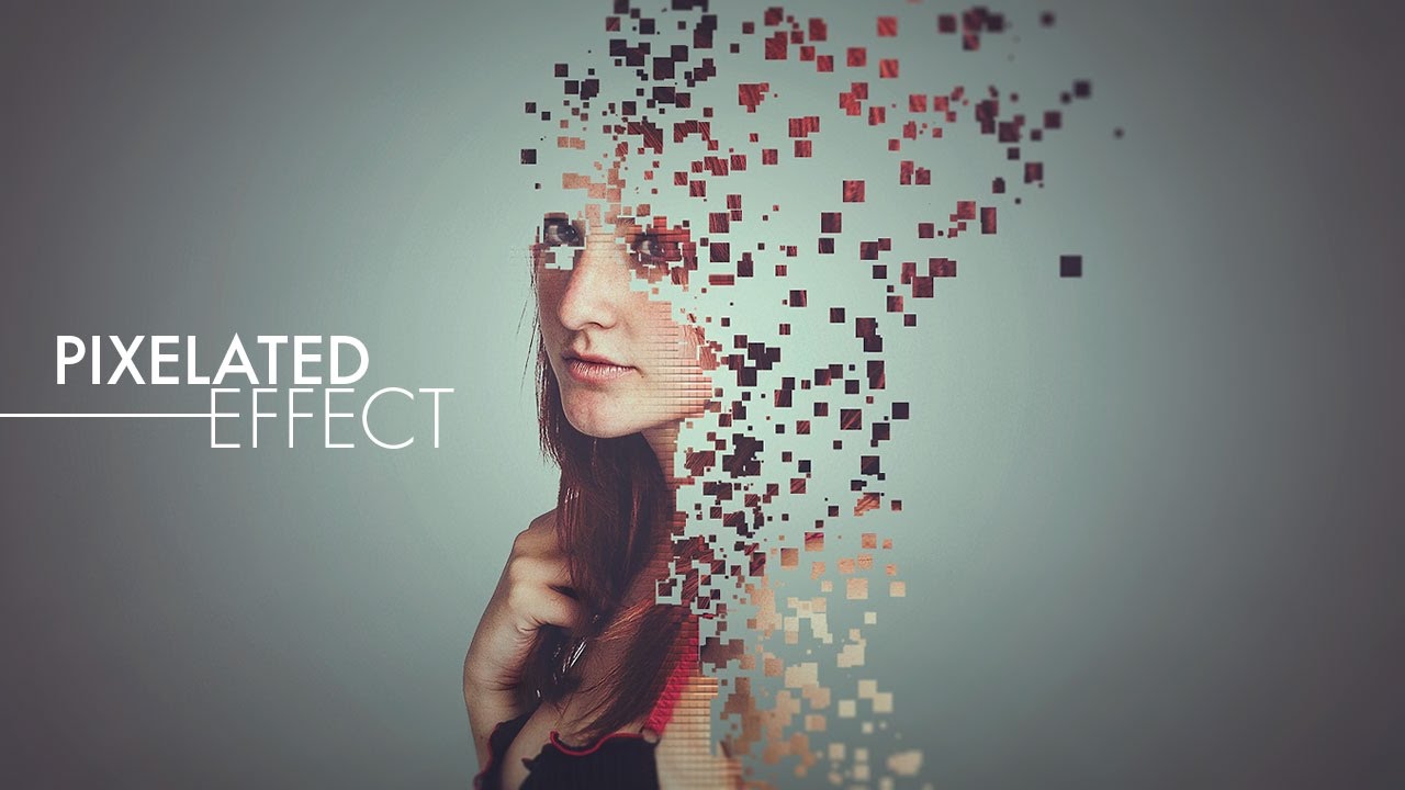 Pixelated Effect - Photoshop Tutorial