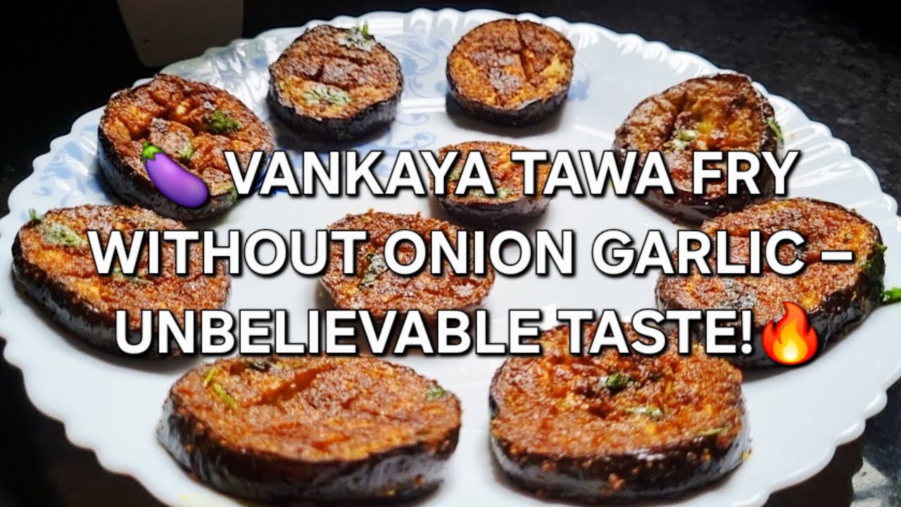 👌 Don’t Miss This Brinjal Fry–Taste Will Blow Your Mind! | ManaChefSaritha |Vankaya fry |Baigan fry
