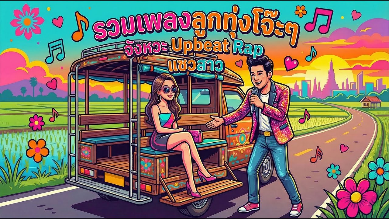 รวมเพลงลูกทุ่งโจ๊ะๆ จังหวะ Upbeat Rap แซวสาว จีบสาว