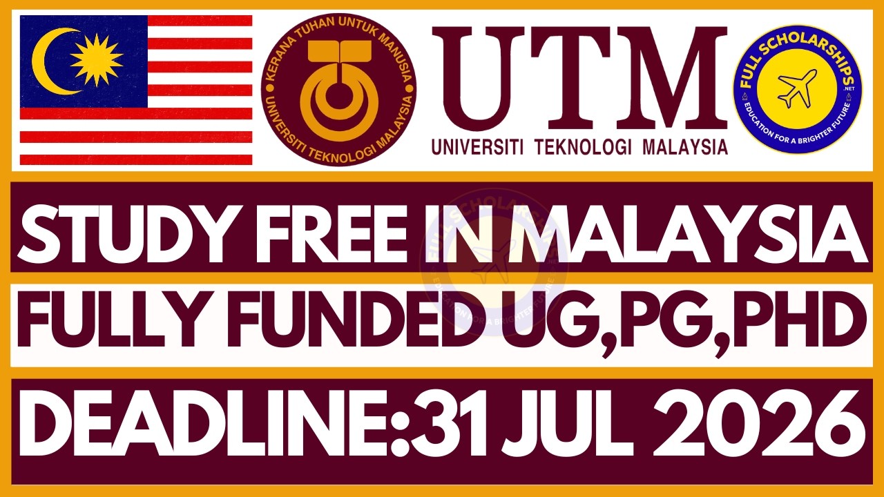 How to Apply for Fully Funded Scholarship Malaysia 2026 Fully Funded Bachelor's, Master's & PhD 2026