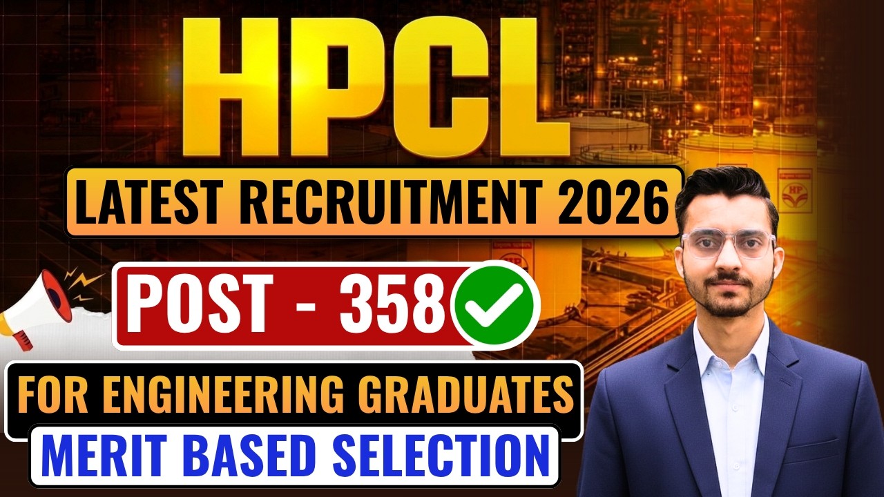 HPCL Recruitment 2026 | Eligibility, Exam, Salary | Graduate Apprentice Trainee 2026 Notification