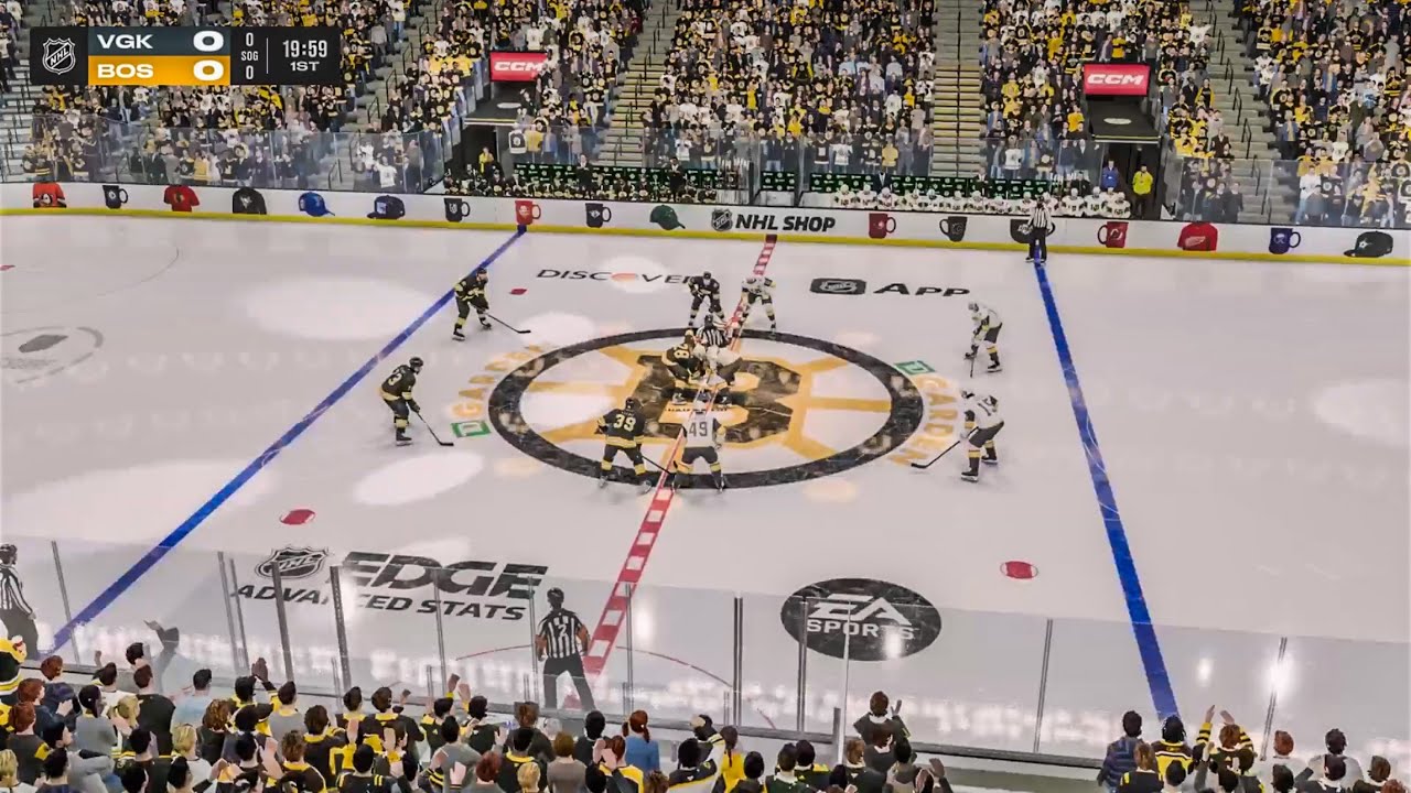Boston Bruins vs Vegas Golden Knights 1/22/2026 NHL 26 Gameplay