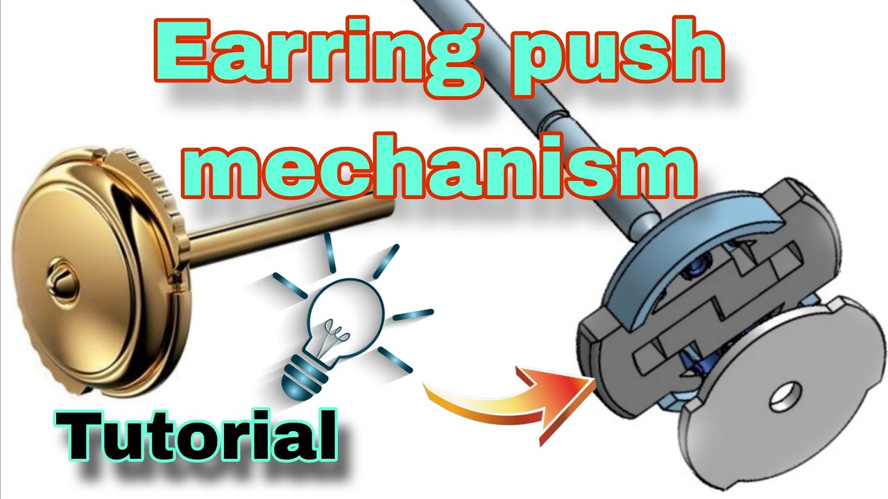 Earring push mechanism tutorial,Earring spring push tutorial
