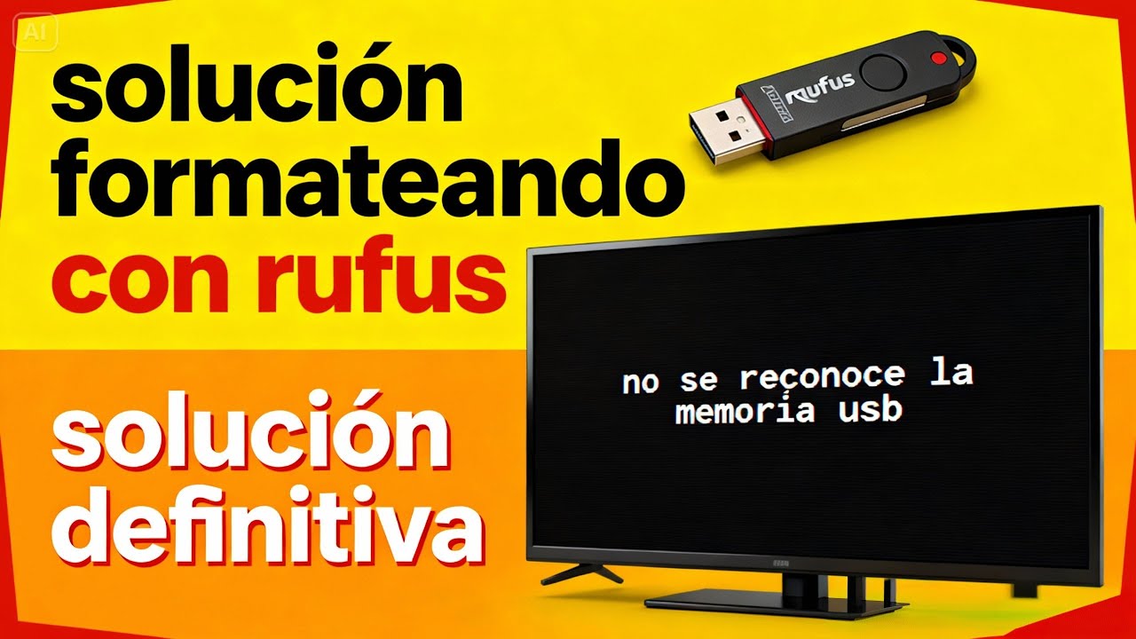 Tu TV no reconoce la memoria USB: cómo arreglarla en 5 minutos “Solución definitiva”