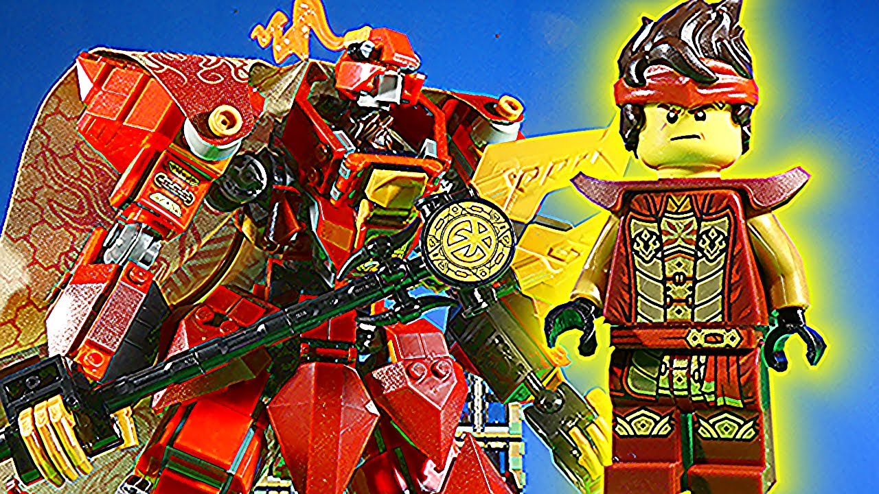 LEGO NINJAGO THE FIRE KNIGHT MECH + NINJAGO COMPILATION