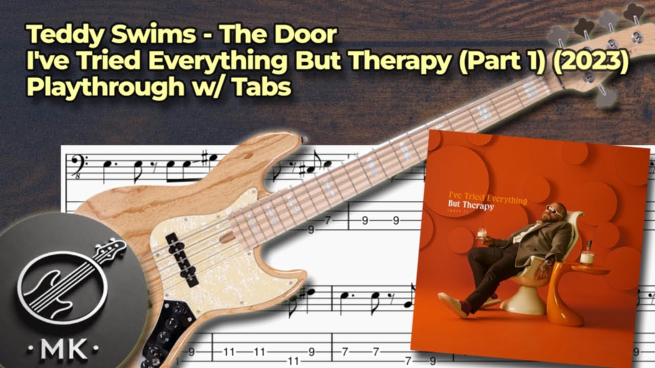 Teddy Swims - The Door (Bass Cover) (Lesson w/ Tabs)