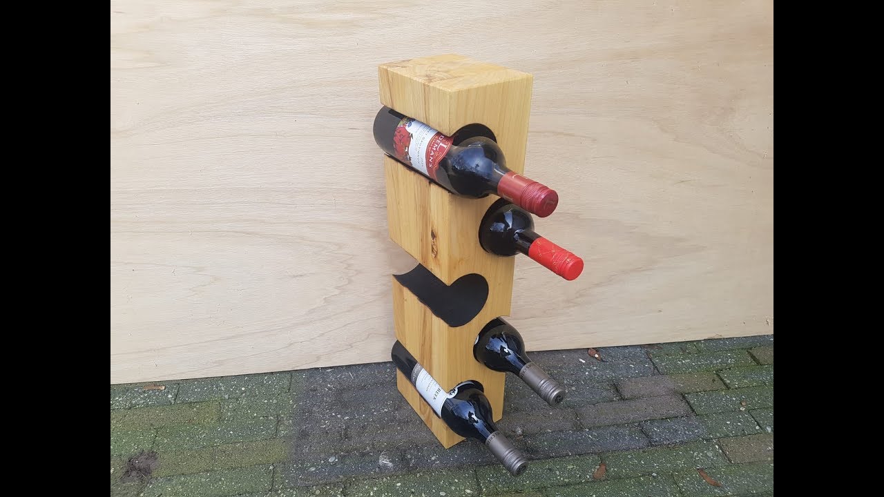 Making a modern wine rack