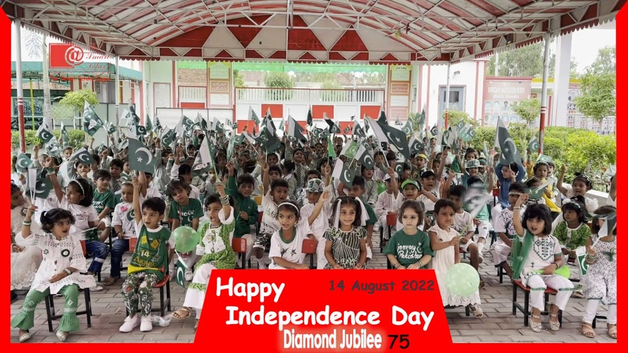 Independence Day II 14 August Celebration II Diamond Jubilee II The Smart School Gojra