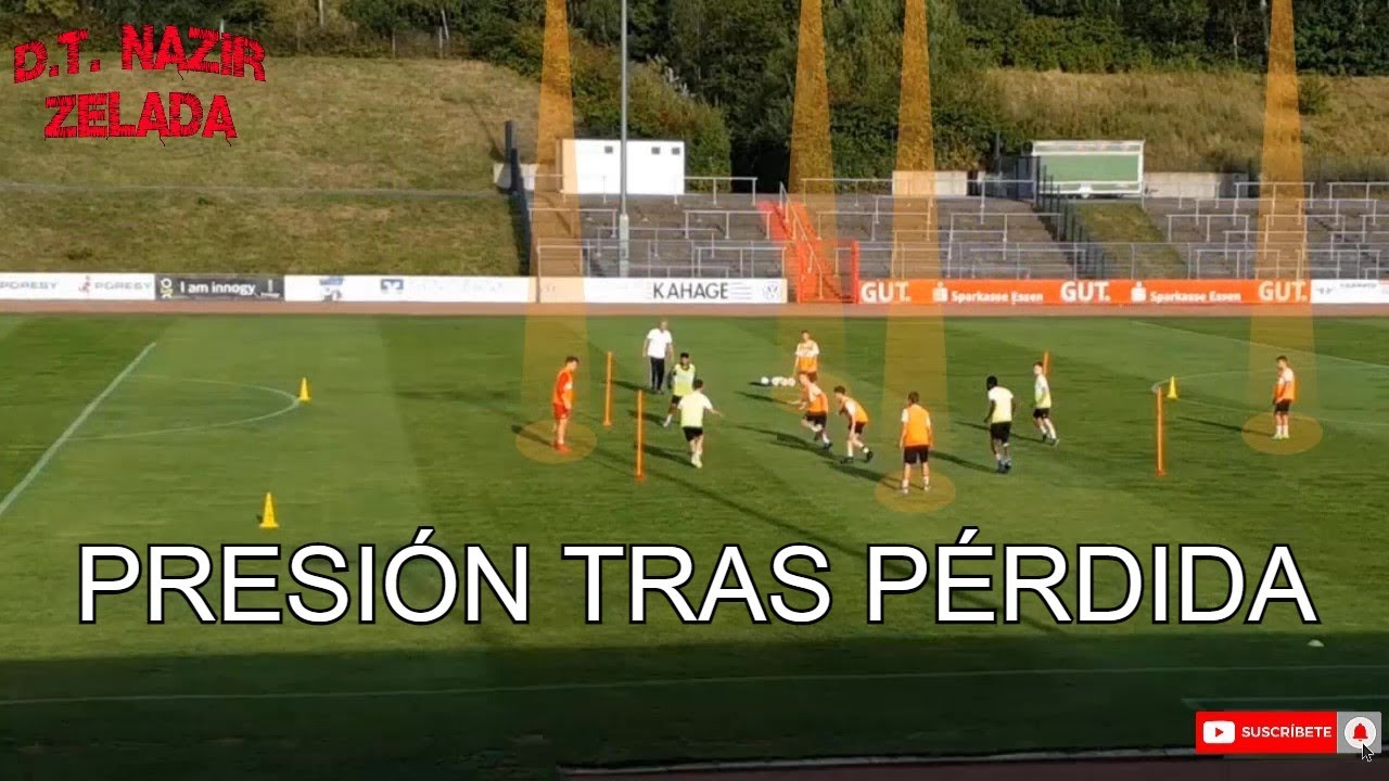 Ejercicio de Fútbol: Presión Tras Pérdida