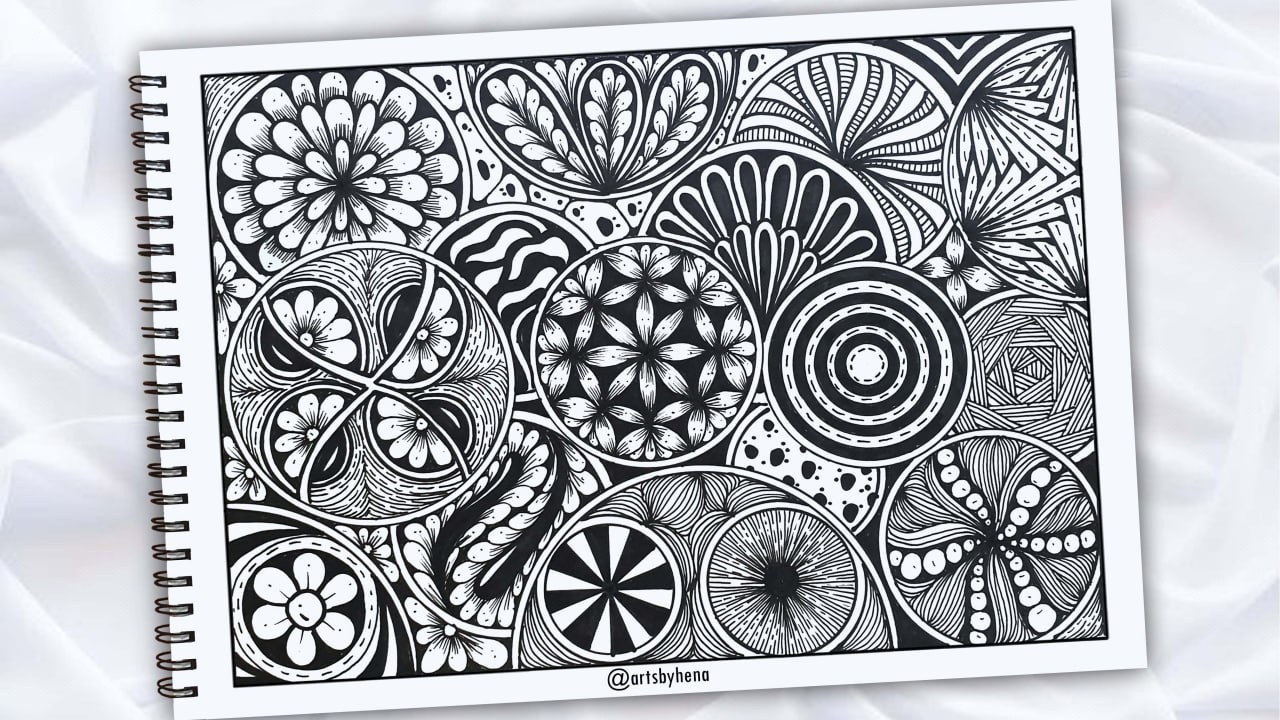 Zentangle Art || Doodle Art || Zendoodle Art
