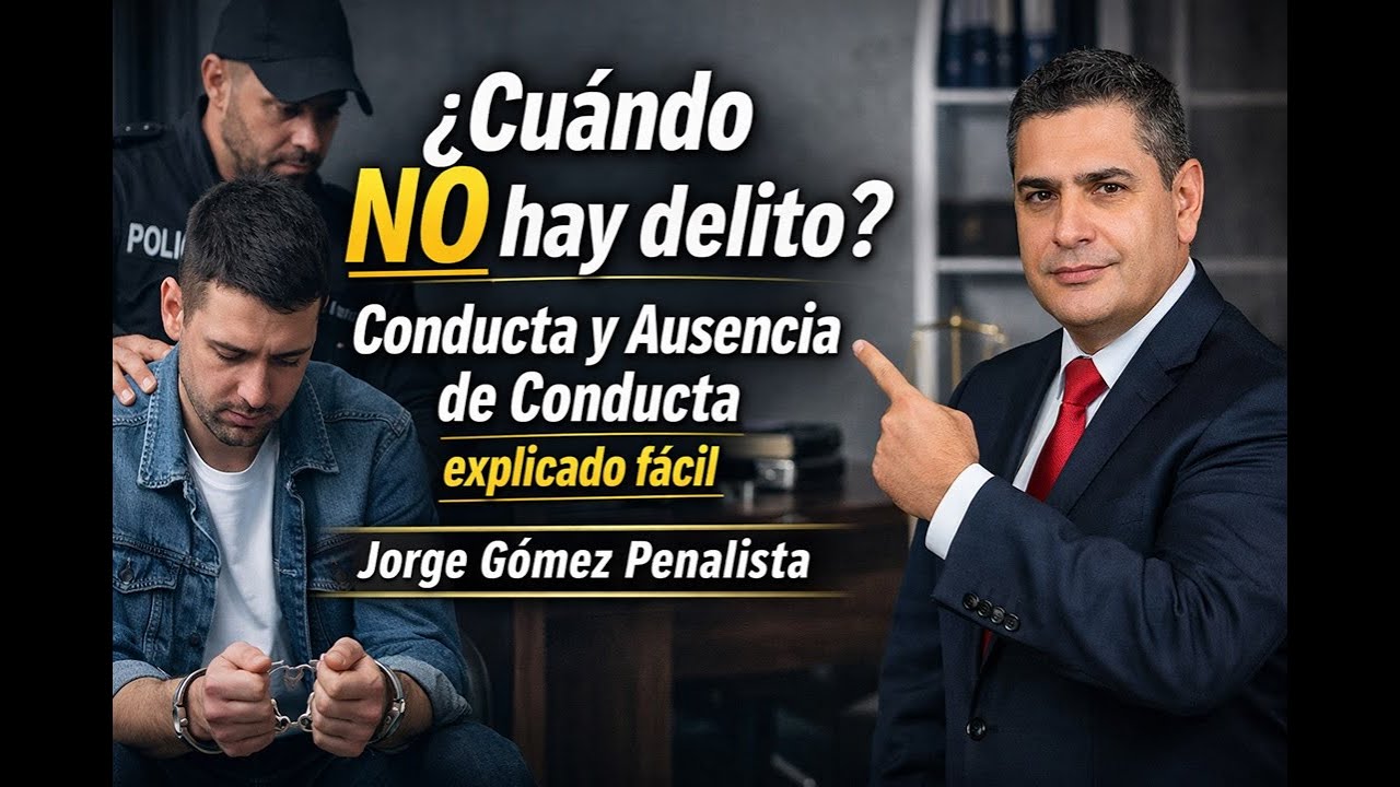 👉¿Cuándo NO hay delito?Conducta y Ausencia de Conducta explicado fácil⚖️#Ausenciadeconducta #delito