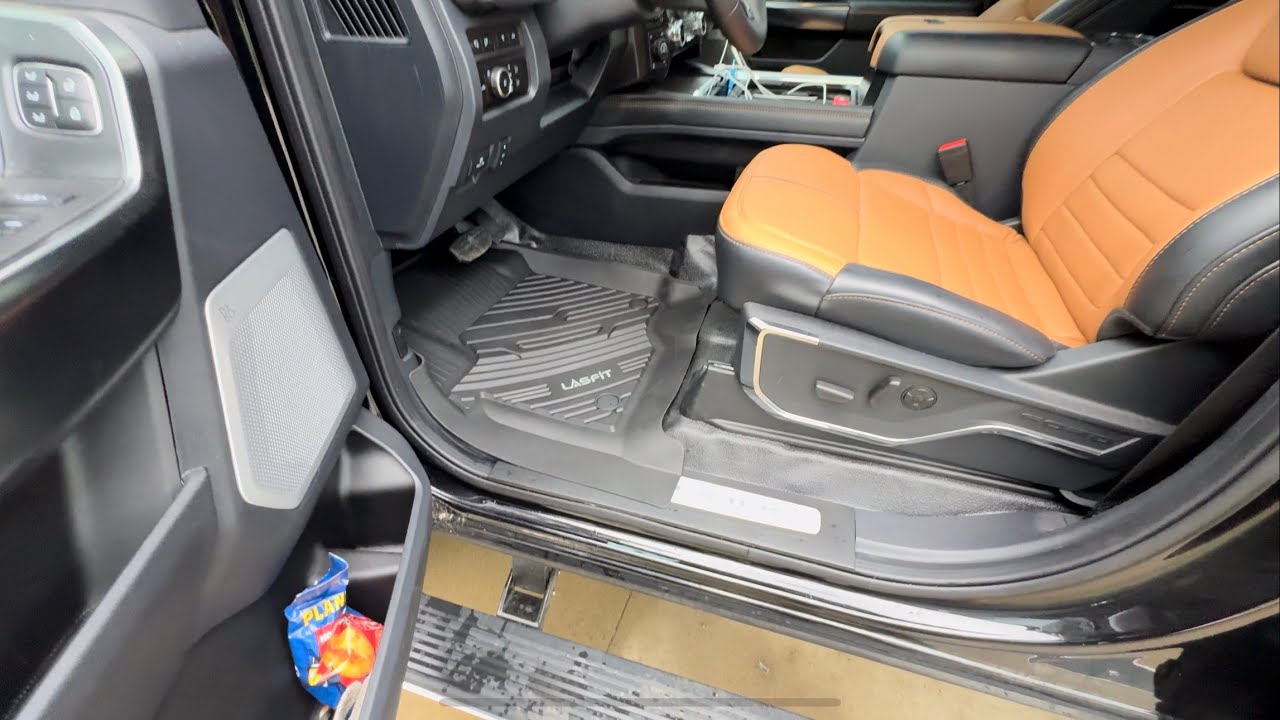 Factory Ford superduty floor liners Vs Lasfit floor liners