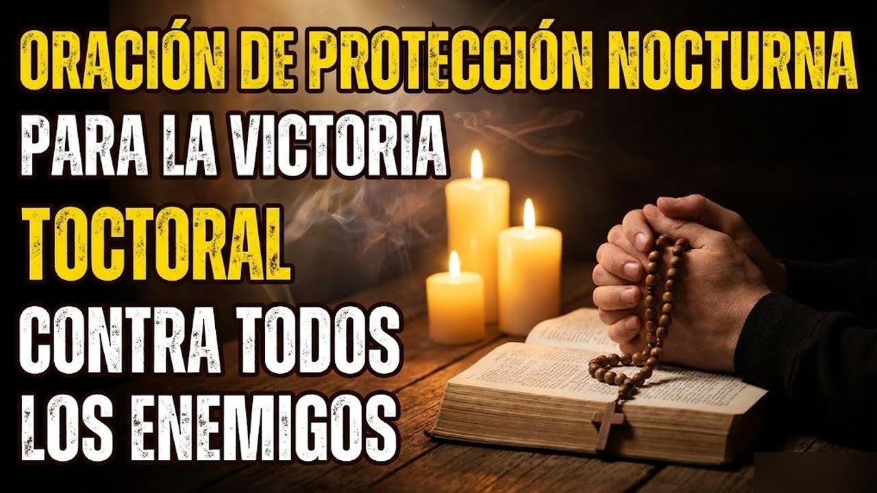 Oración de Protección Nocturna para Victoria Total sobre tus enemigos | Triunfo Divino