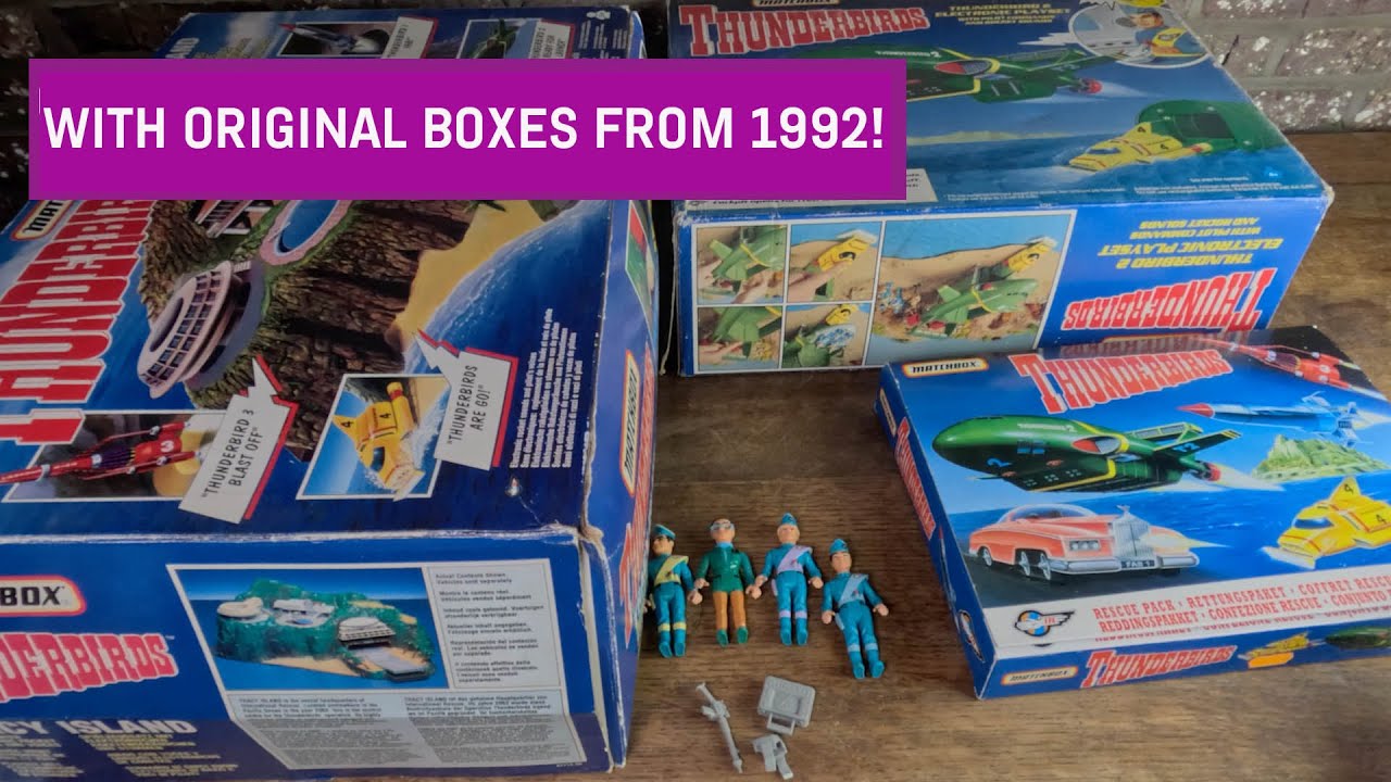THUNDERBIRDS 1992 WITH ORIGINAL PACKAGING! FLEA MARKET FOUND! #thunderbirds