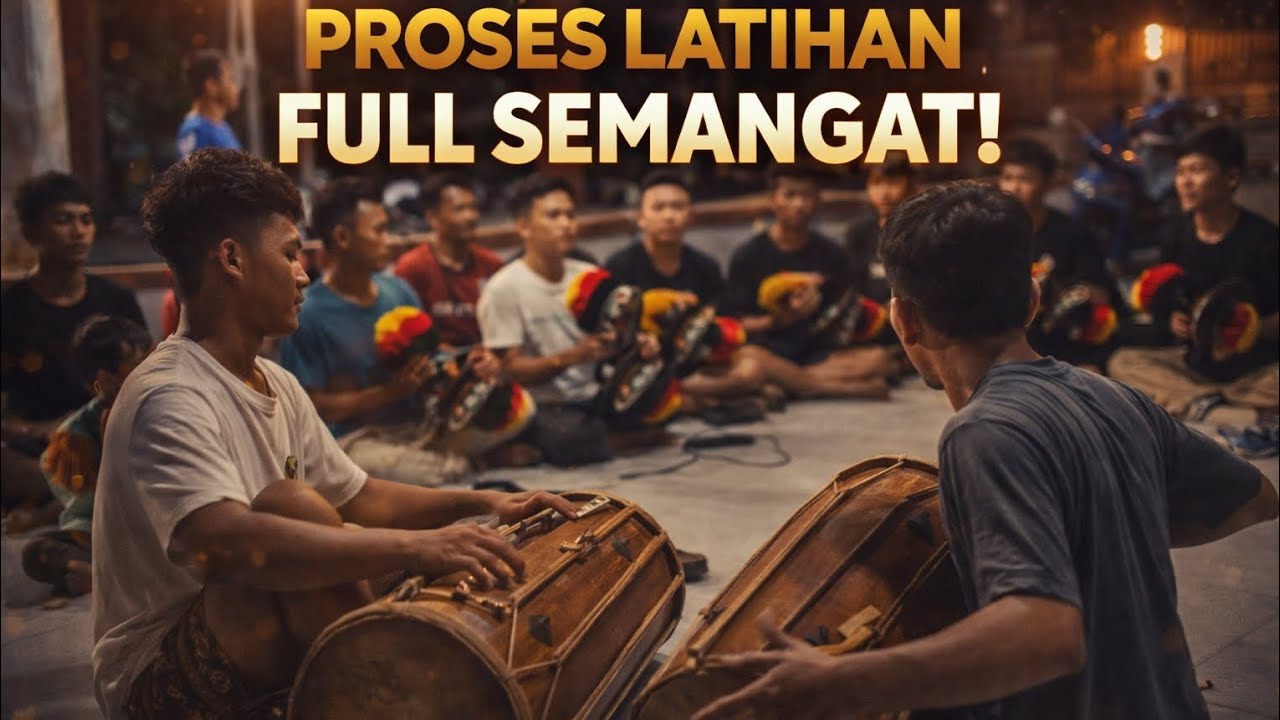 PROSES LATIHAN TABUH BALI 🔥 Full Semangat Sampai Malam! | Energi Asli Sanggar