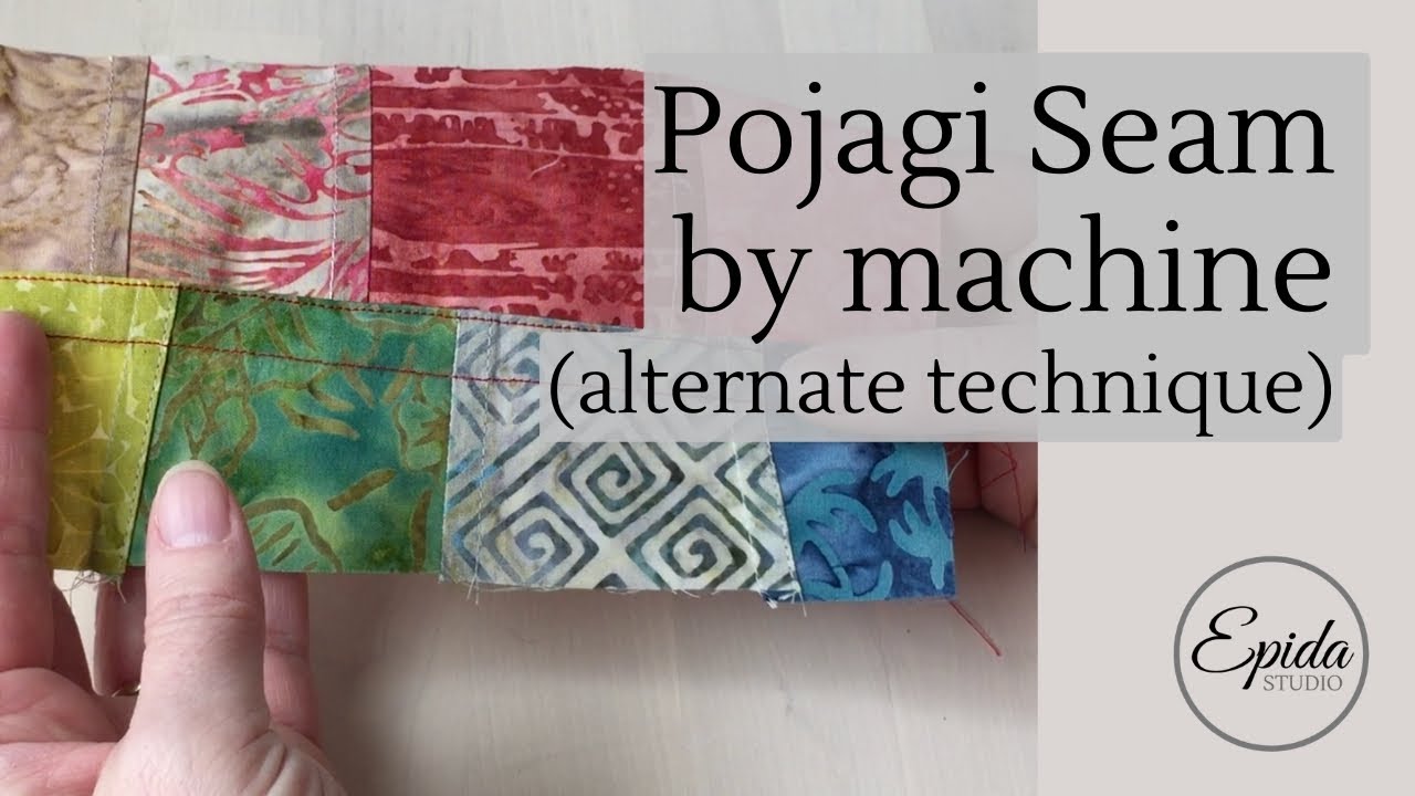 Alternate Pojagi Seam Technique