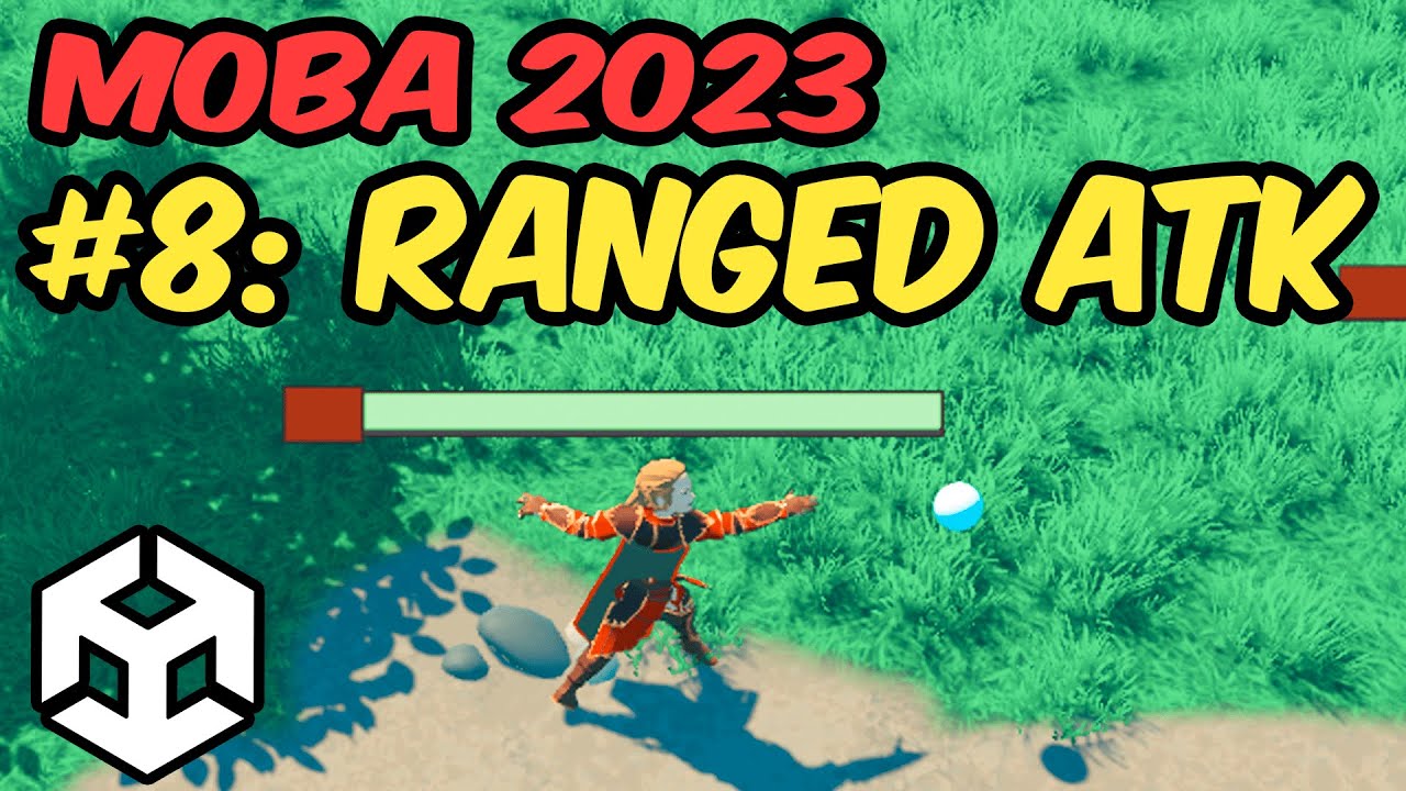 Making A MOBA Character in 2023 - #8: RANGED ATTACK (Unity 2023 Tutorial)