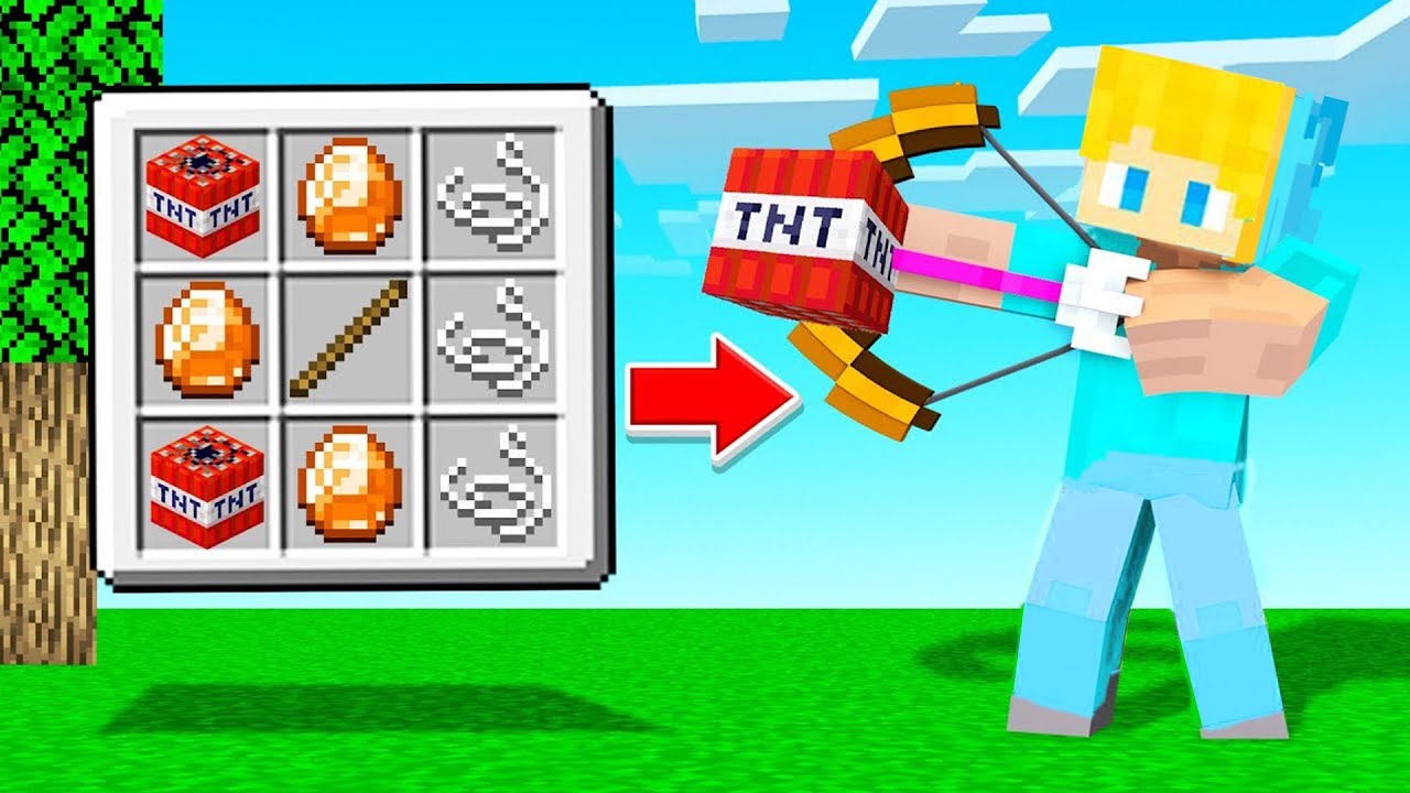Minecraft, aber mit CUSTOM SUPER OP BÖGEN!