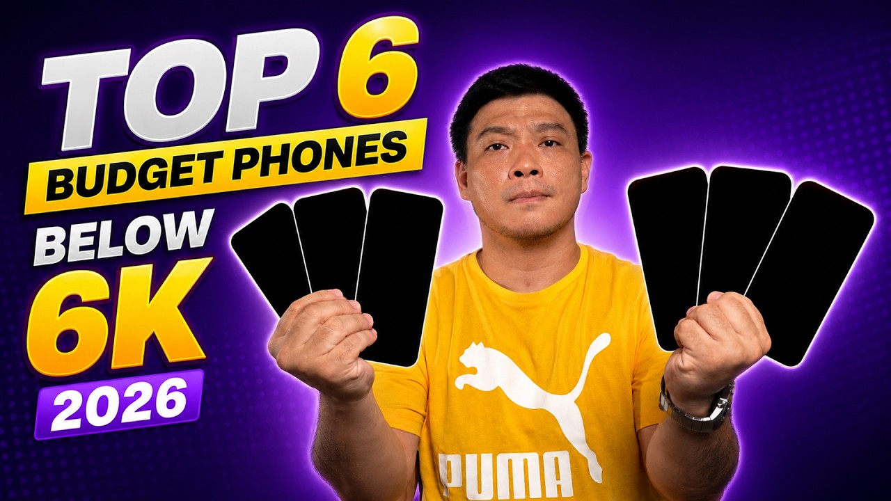 TOP 6 Budget Smartphones 2026 Below 6000 Pesos