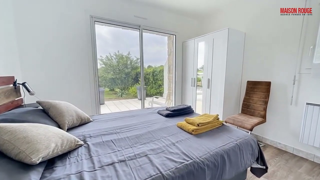 Maison avec vue MER 4 Chambres  la plage de Landrezac &agrave; pied  Situ&eacute;e dans un environnement privil&eacute;gi