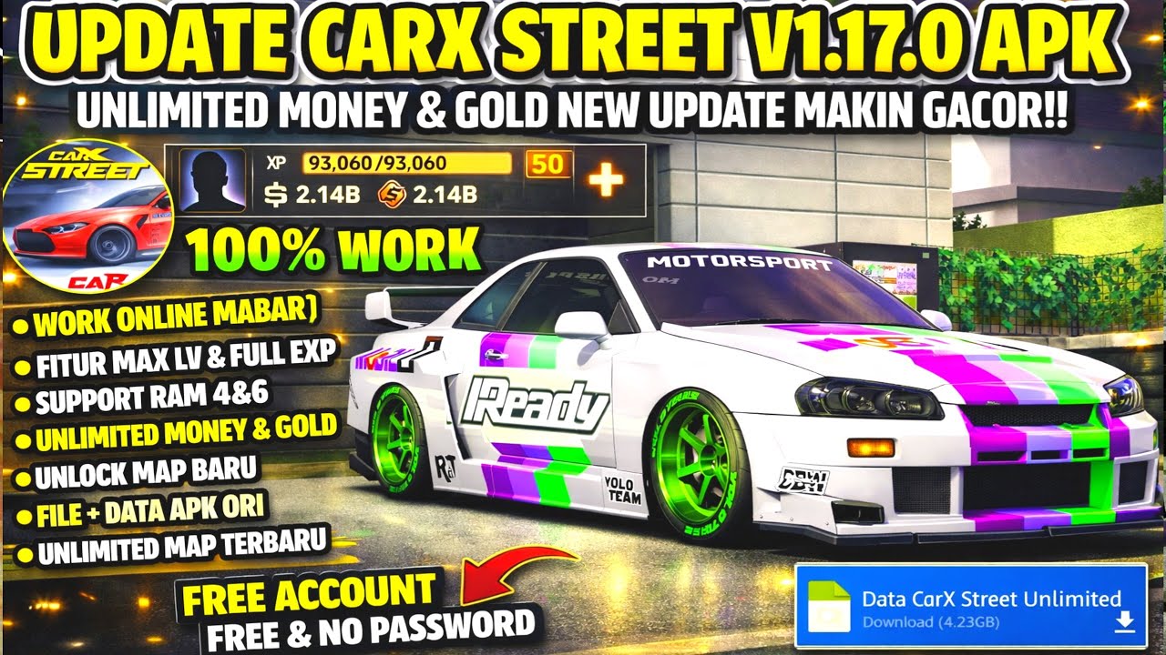 CarX Street Mod APK - CARX STREET v1.17.0 MOD APK DOWNLOAD Unlimited Money | Android & IOS 🔥