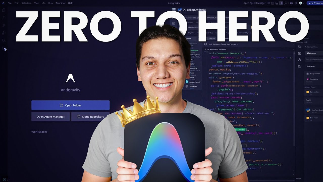 Освойте 85% техники Google Antigravity за 15 минут (вы станете непобедимы)