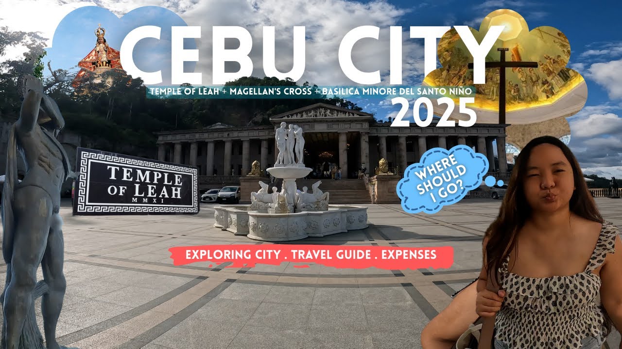 Cebu City in 1 Day 🏛️ | Temple of Leah, Magellan's Cross & Sto. Niño Basilica Tour (Escape Bin)