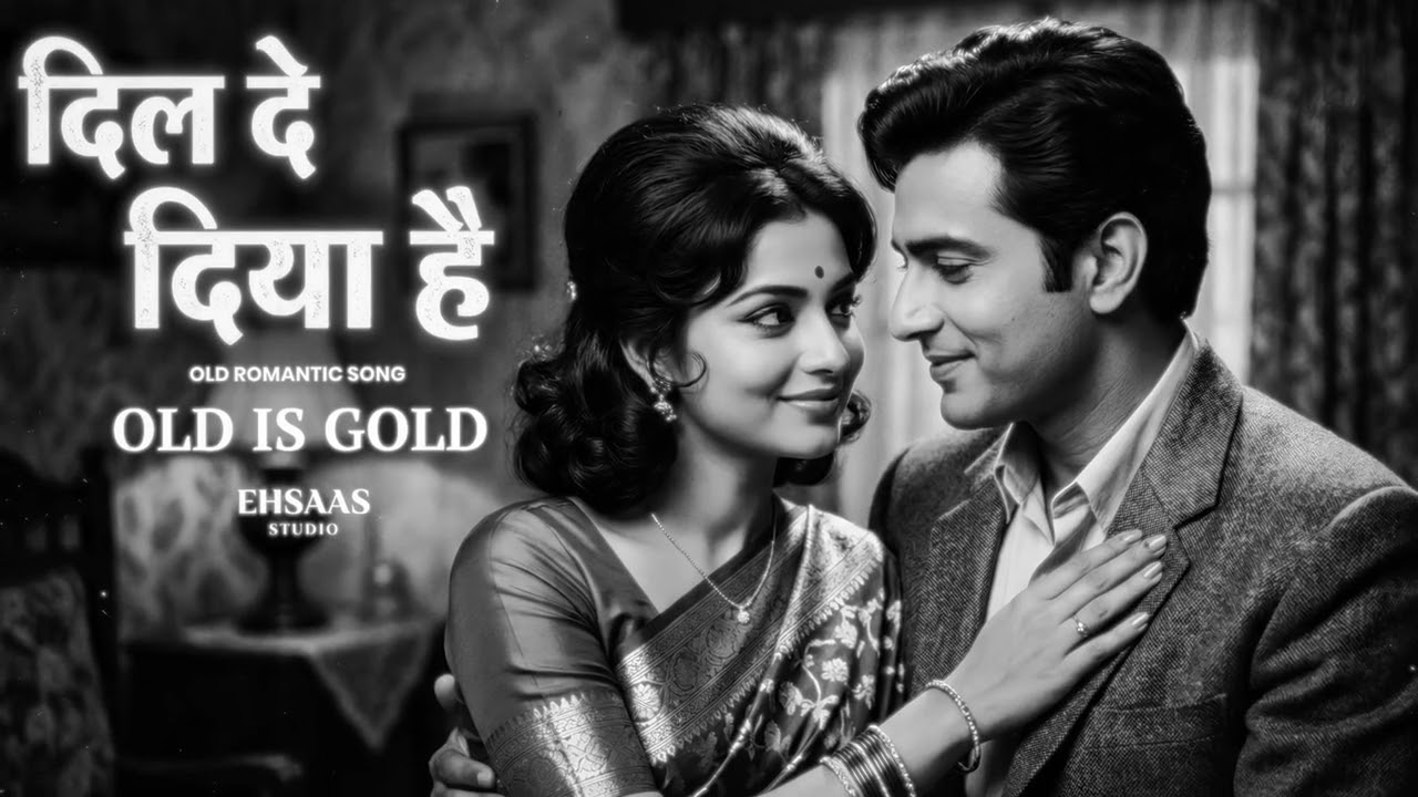 Dil De Diya Hai | Old Hindi Romantic Song | Heart Touching 60s-70s Vibe Love Song